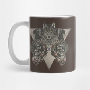 Wolf Native American Symbol Mug